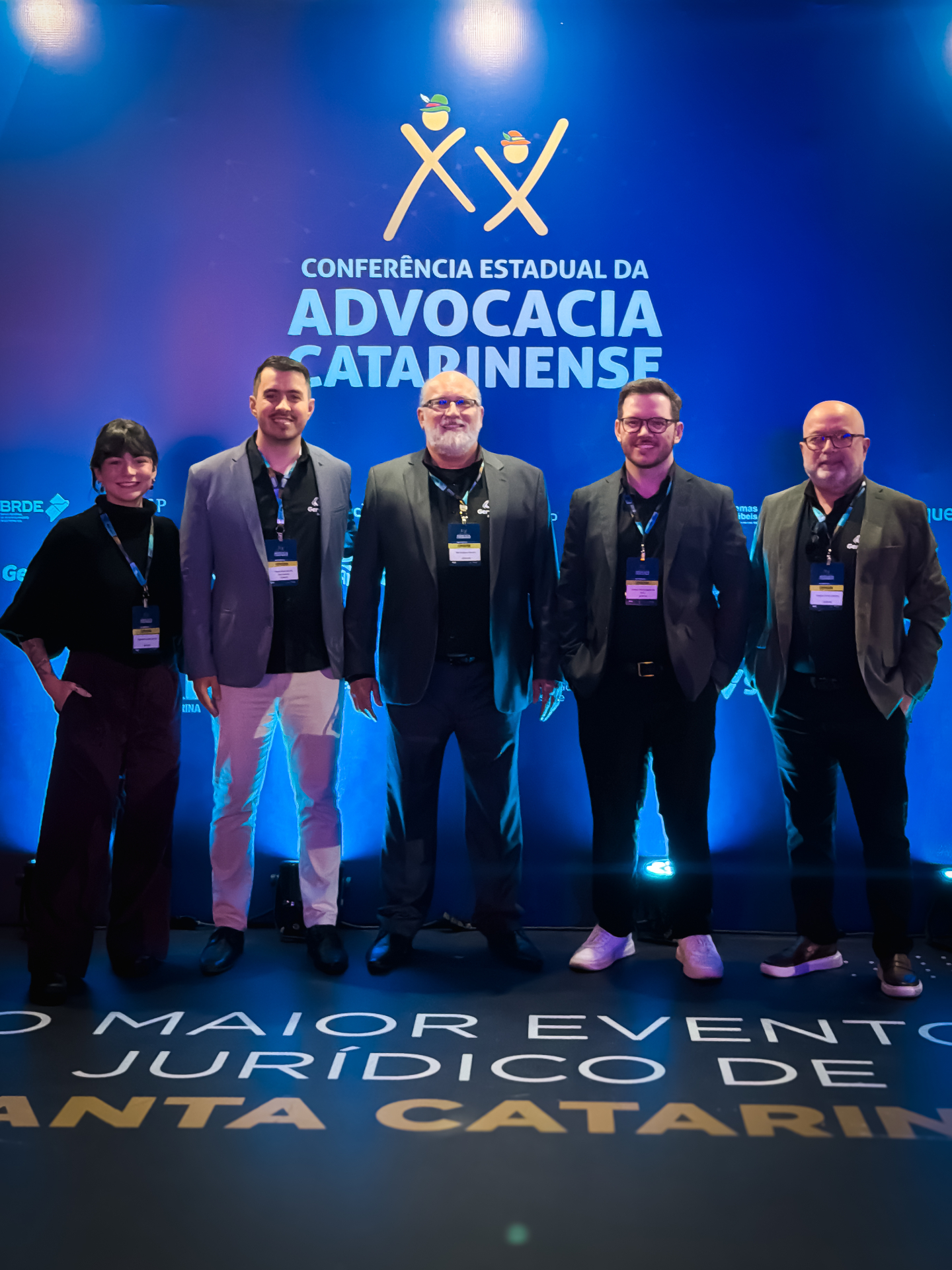Equipe Gervin na Conferência Estadual da Advocacia Catarinense